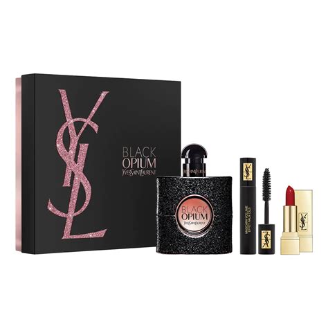 yves saint laurent black opium coffret|black opium prezzo.